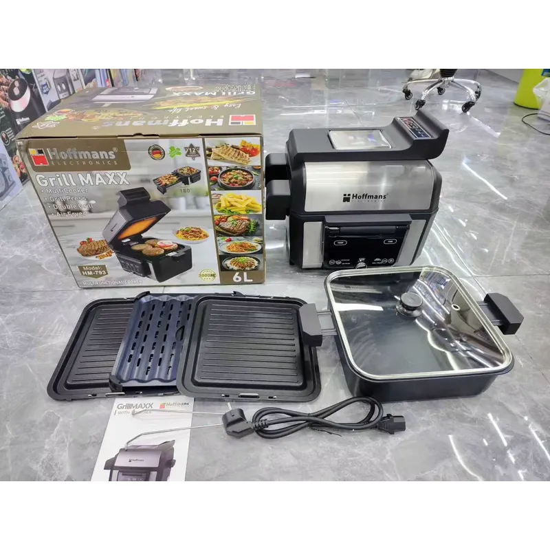 Air Fryer - ホフマンズ 6L 3000W デジタルエアフライヤー 多機能電気調理器 BBQ、焼き、煮、乾燥、オールインワンキッチン