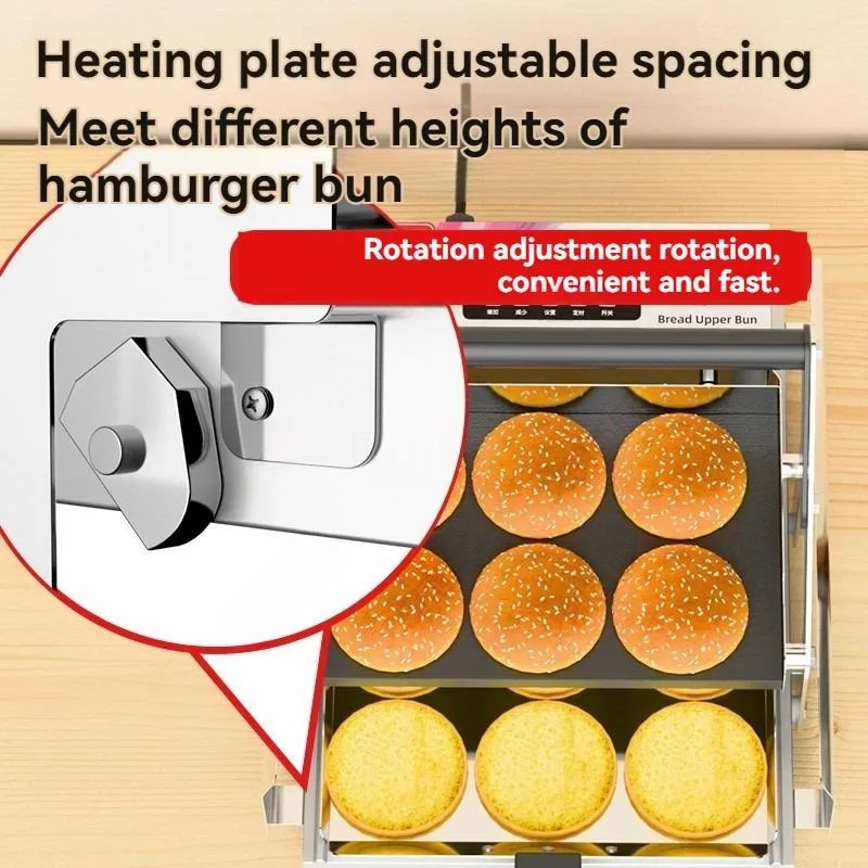 業務用二層式自動バーガーグリラー、小型電気パン焼き器（バーガ - Toaster のレビューと価格