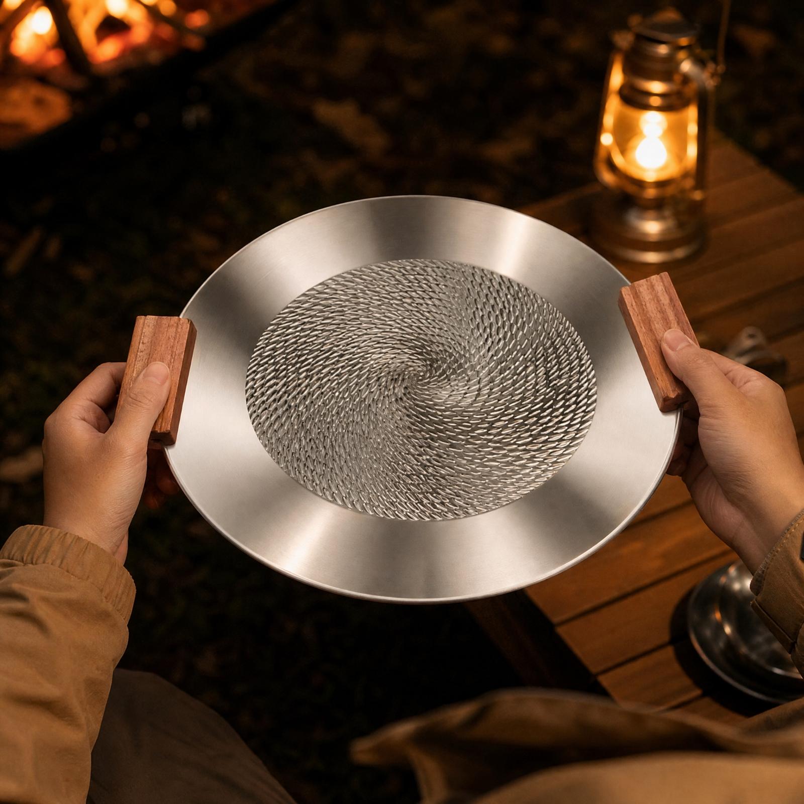 多機能対応、焦げ付き防止加工のグリドルパン 30cm。3層構 - Induction Cooker のレビューと価格
