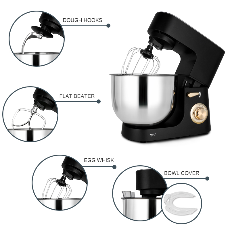 家庭用スタンドミキサー 高出力1800W 8L ケーキ・パン - Stand Mixer のレビューと価格