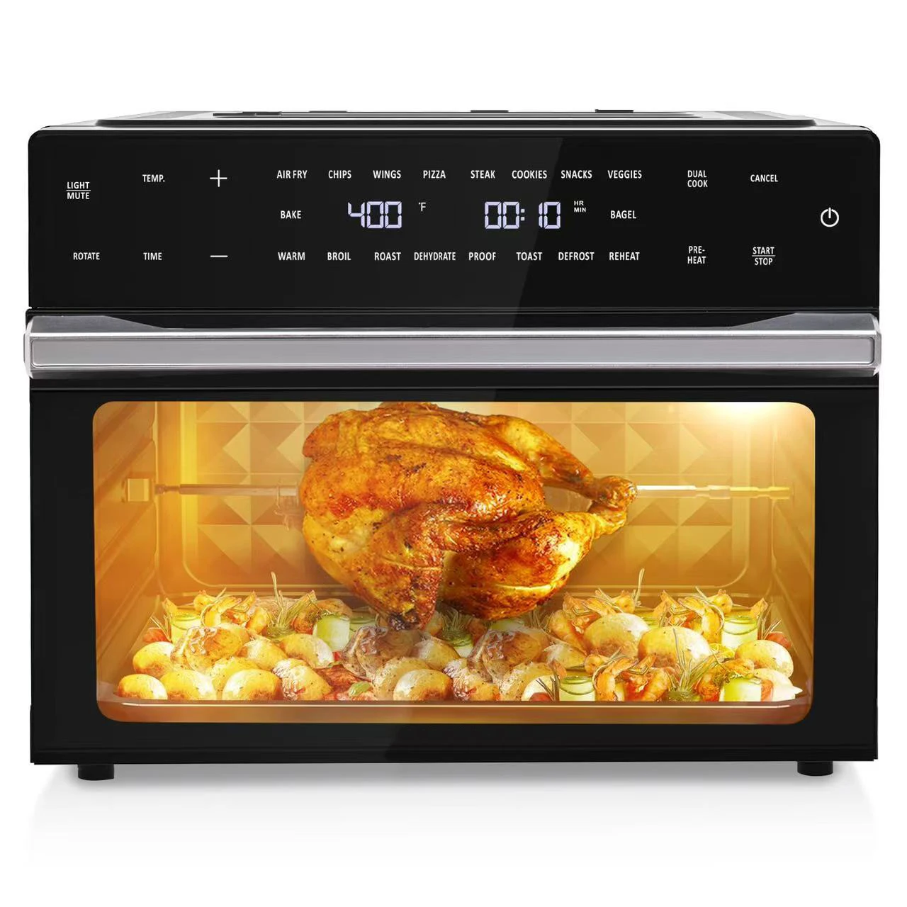 キッチン用18-in-1エアフライヤーオーブン。32クォート - Air Fryer のレビューと価格