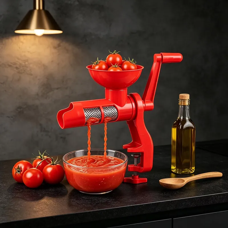 トマトジュース絞り器、手動式フードプロセッサー、キッチンツー - Juicer のレビューと価格