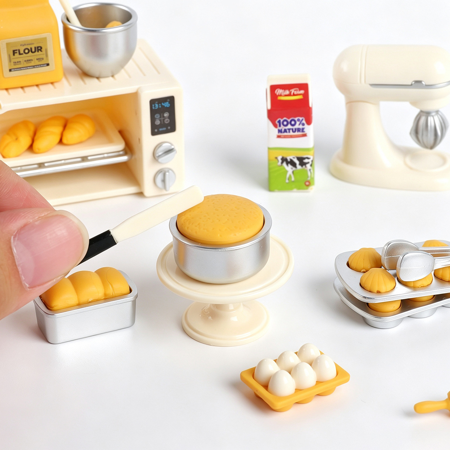 ミニチュアベイクシミュレーションセット、ドールハウス用ミニチ - Blender のレビューと価格