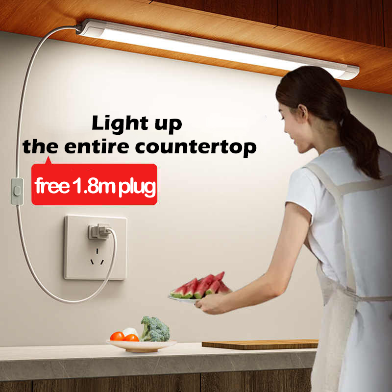 LEDチューブキッチンアンダーキャビネットランプ A85-2 - Kitchen Appliances Cabinet のレビューと価格